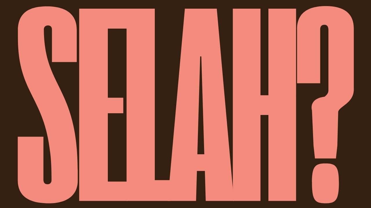 What Is Selah? Learning to Pause Without Guilt