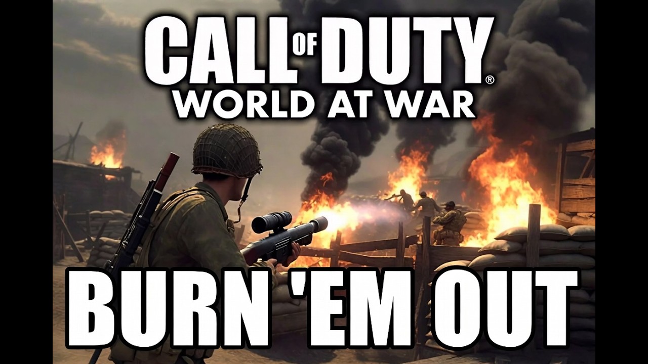 Burn 'em Out: Call of duty :World at war #callofdutyworldatwar
