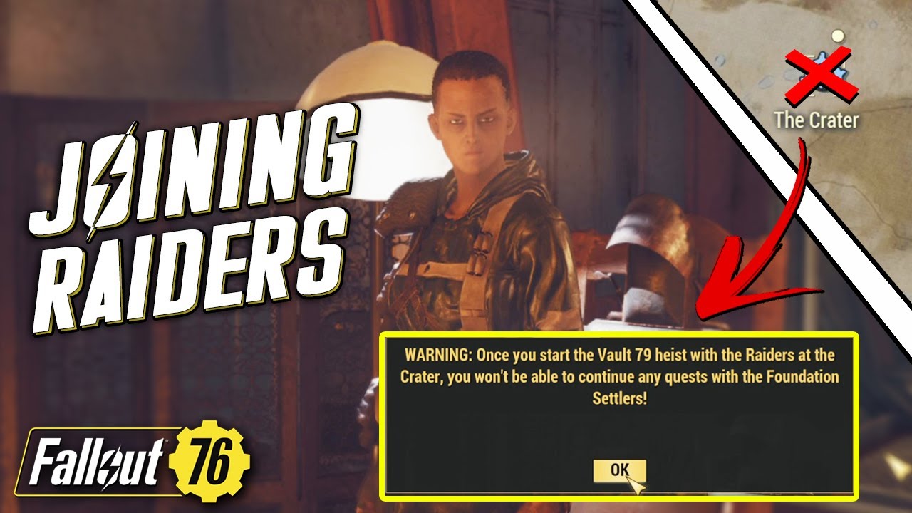 Как присоединиться к рейдерам!!! ..или поселенцам (простое объяснение) - Fallout 76 Wastelanders