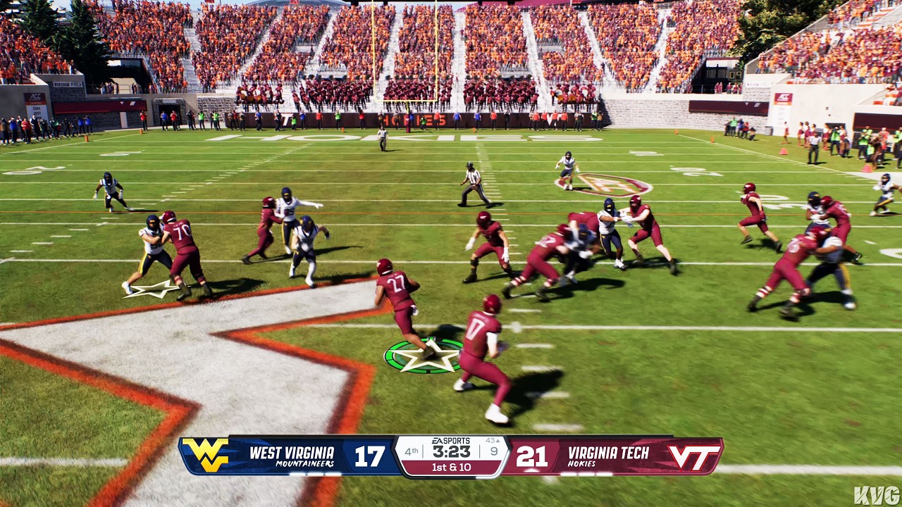 College Football 27 &mdash; West Virginia Mountaineers против Virginia Tech Hokies &mdash; Игровой процесс (U...