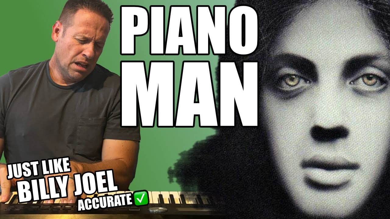 Learn To Play Piano | Piano Man | Accurate Lesson | Easy Tutorial