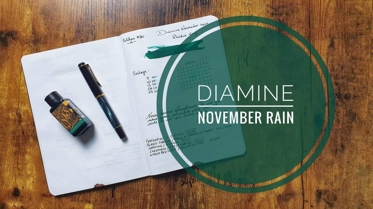 Essai d'Encre #20 Diamine November Rain
