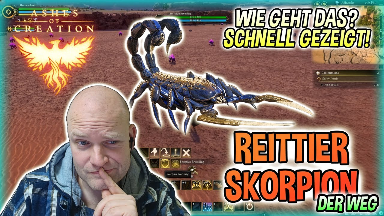 AOC | Tier zähmen - 🦂 Der Skorpion / Scorpion Broodling - schnelles Reittier - Leicht erklärt