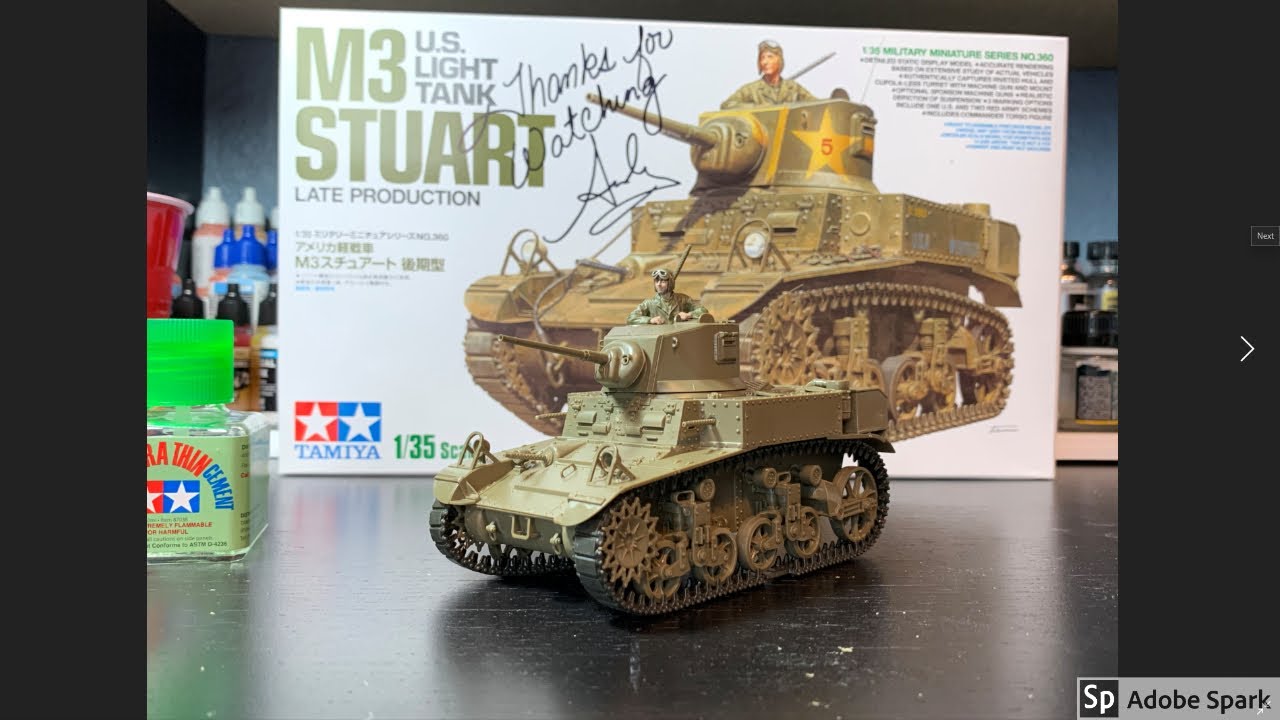 Tamiya 1/35 M3 Stuart Light Tank