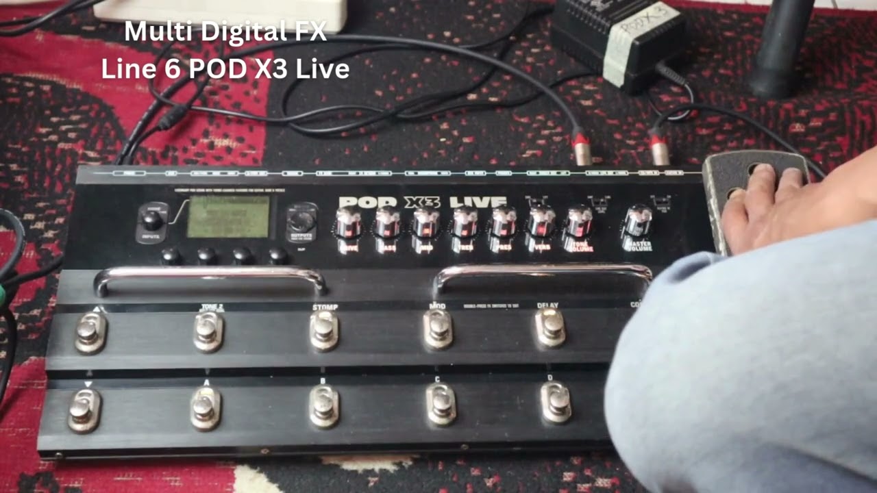 Multi Digital FX Line 6 POD X3 Live