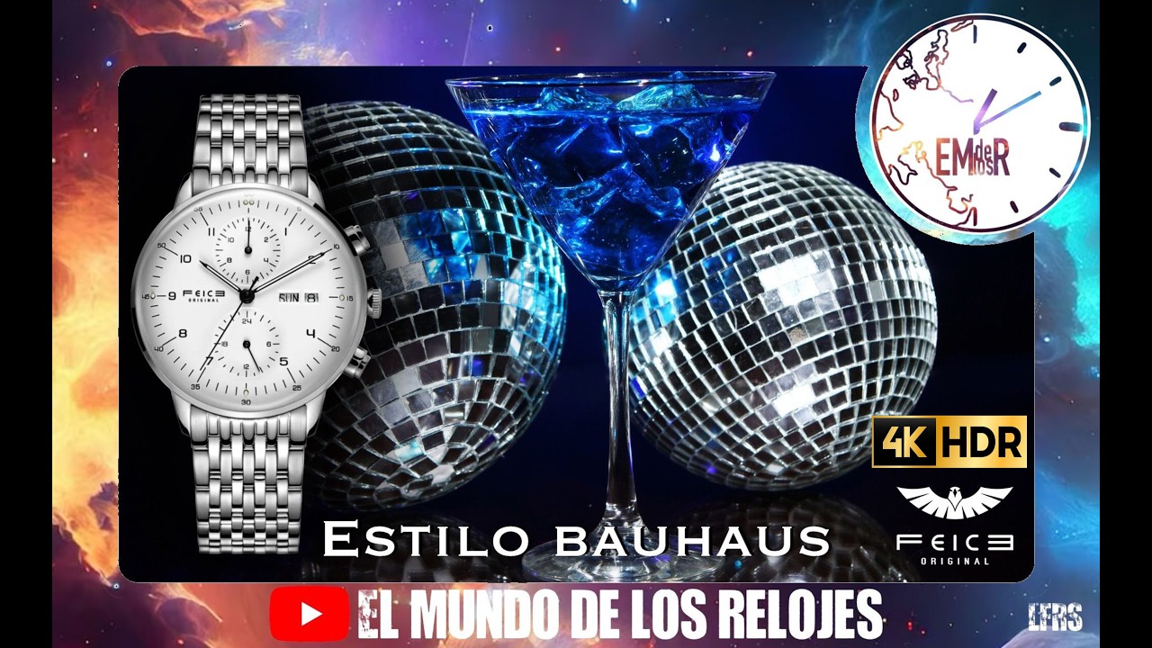 ¡MENOS es MÁS! | Diseño BAUHAUS PURO - Reloj FEICE IVORY CHRONO FM121 #aliexpress