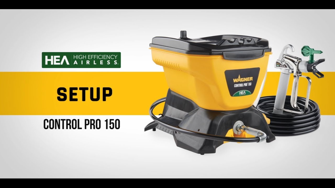 Wagner Control Pro 150 - Setup