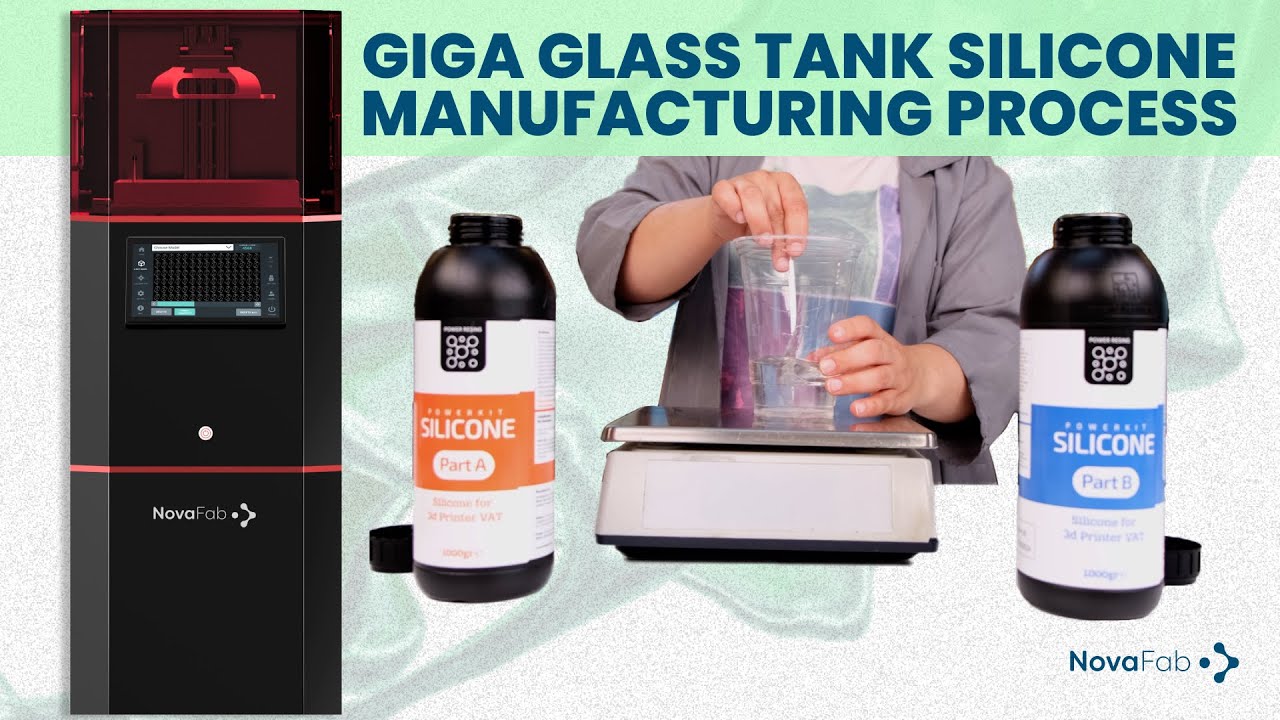 Giga 3D Printer Glass Tank Silicone Replacement Guide