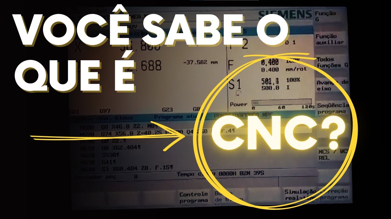 Você sabe o que é CNC? O  que é Comando Numérico Computadorizado? Qual a origem e para que serve?