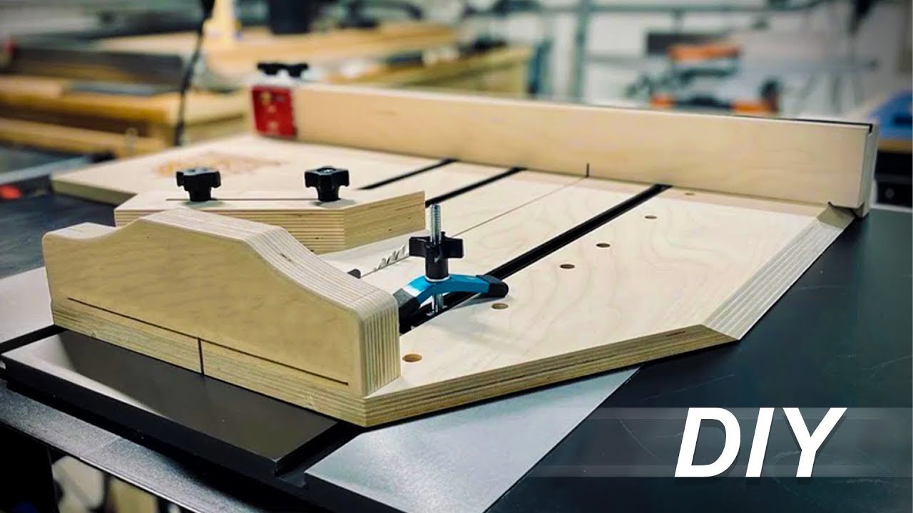 Traîneaux de coupe, Comment fabriquer un chariot de coupe, Scie à Table