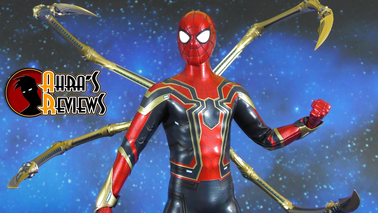 Hot Toys Iron Spider-man Avengers Infinity War Movie Masterpiece 482 Figure Review Recensione