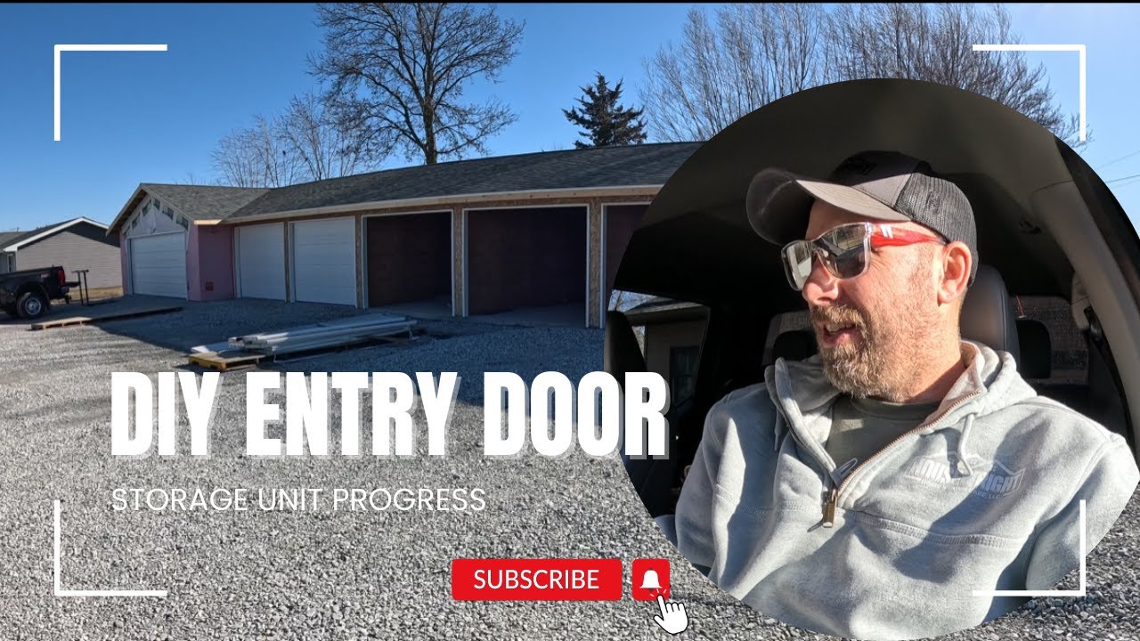 DIY entry door-storage unit progress