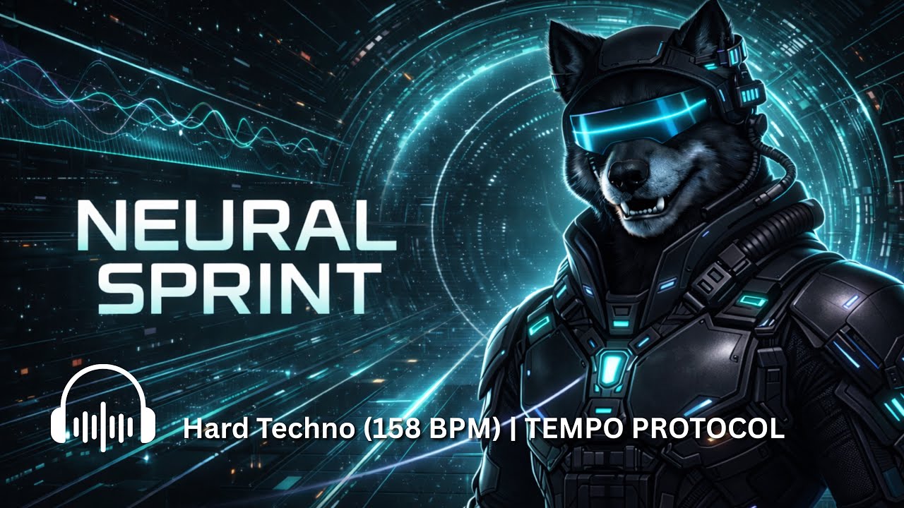 NEURAL SPRINT | Hard Techno (158 BPM) | TEMPO PROTOCOL
