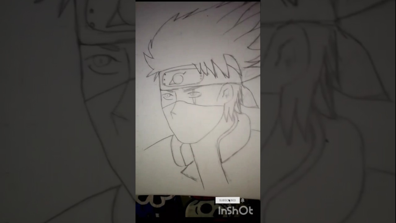 Kakashi drawing😈 