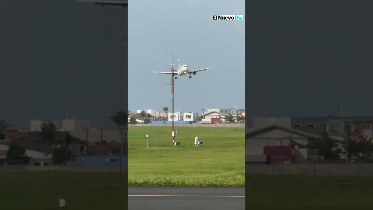 Aterrizaje de lado. As&iacute; fue la maniobra extrema de un piloto de LATAM en Brasil