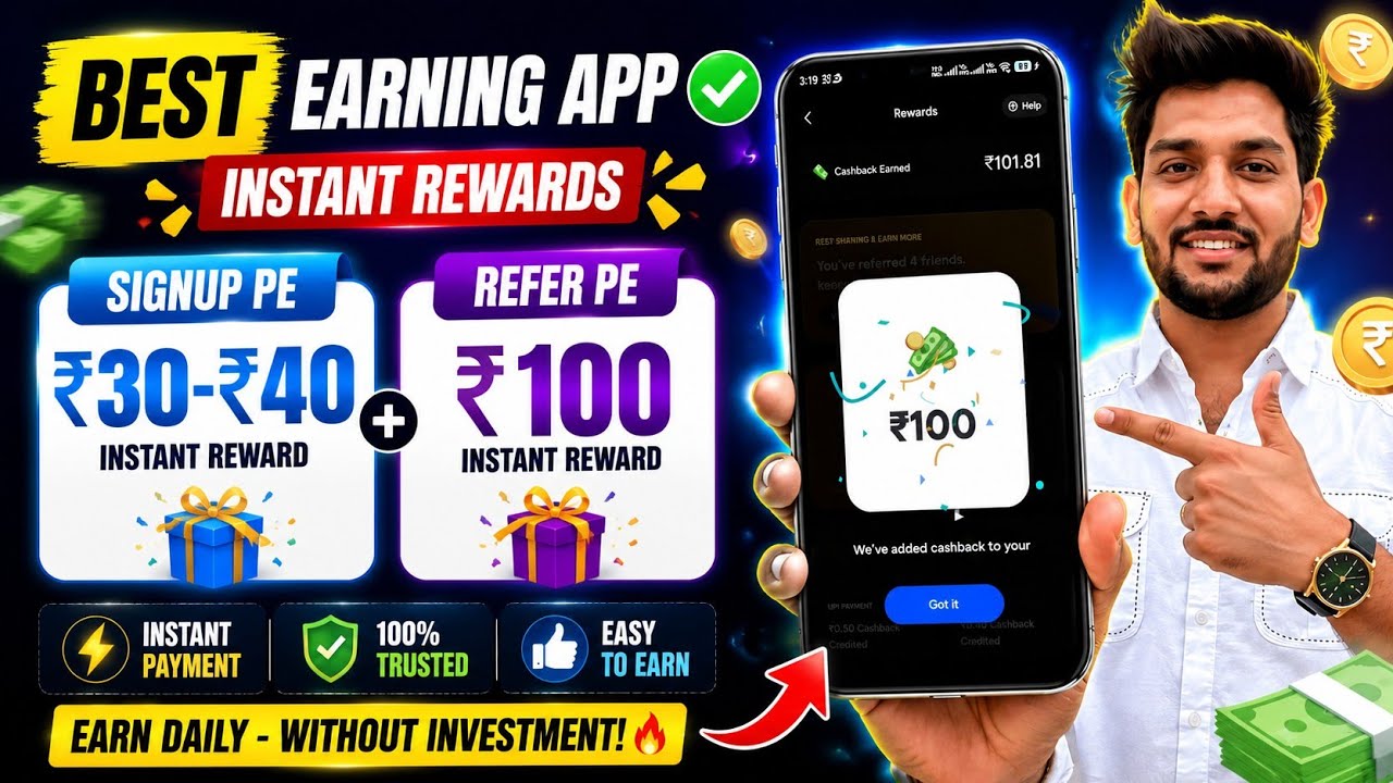 😱₹100 SIGNUP & REFER OLD / NEW EARNING APP TODAY NEW LOOT OFFER TODAY | BEST LOOT EARNING APP TODAY