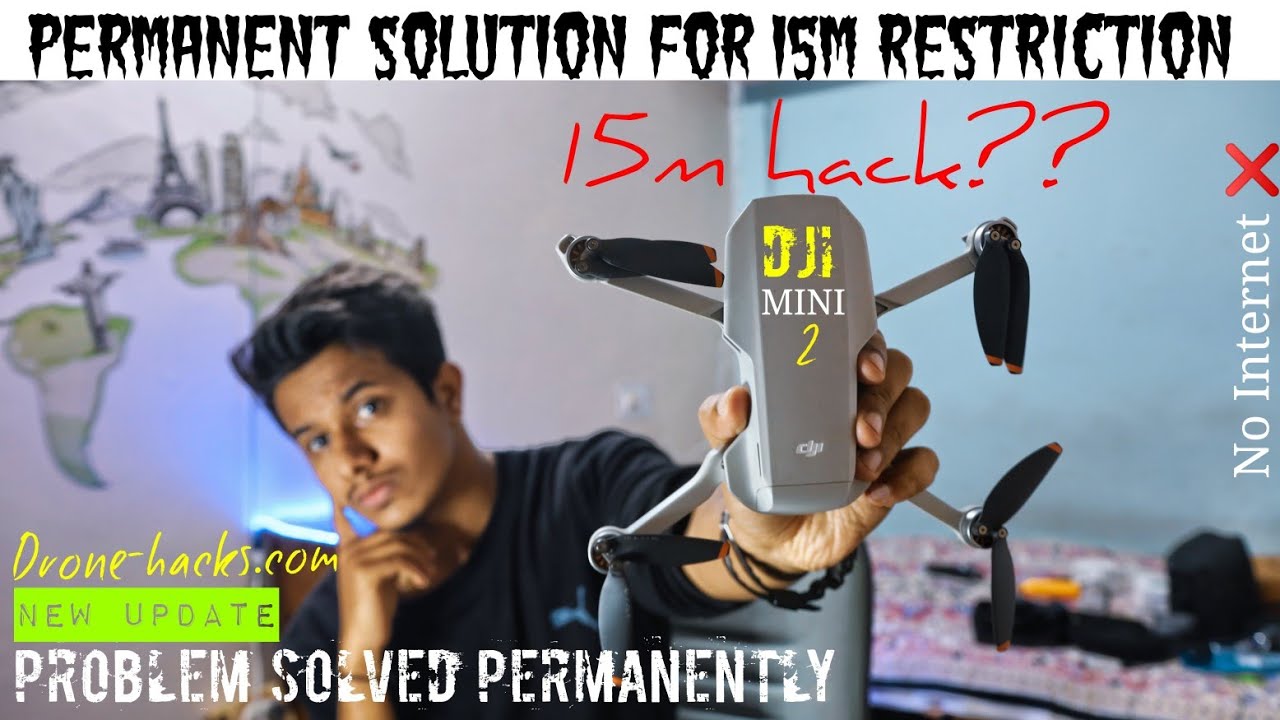 DJI #MINI 2 - Permanent solution for 15m restriction | #15m #limit hack | New drone #Hacks update 😱
