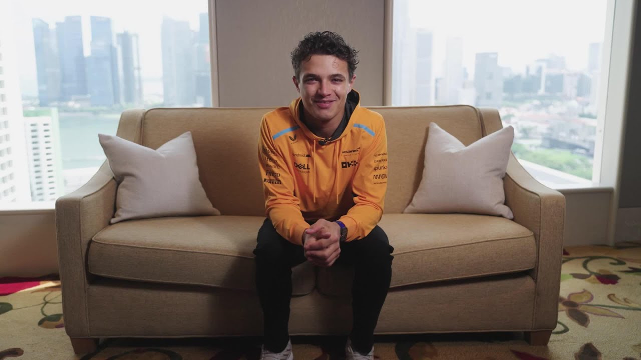 How McLaren Driver Lando Norris Gets Into Gear For The Singapore Grand Prix!