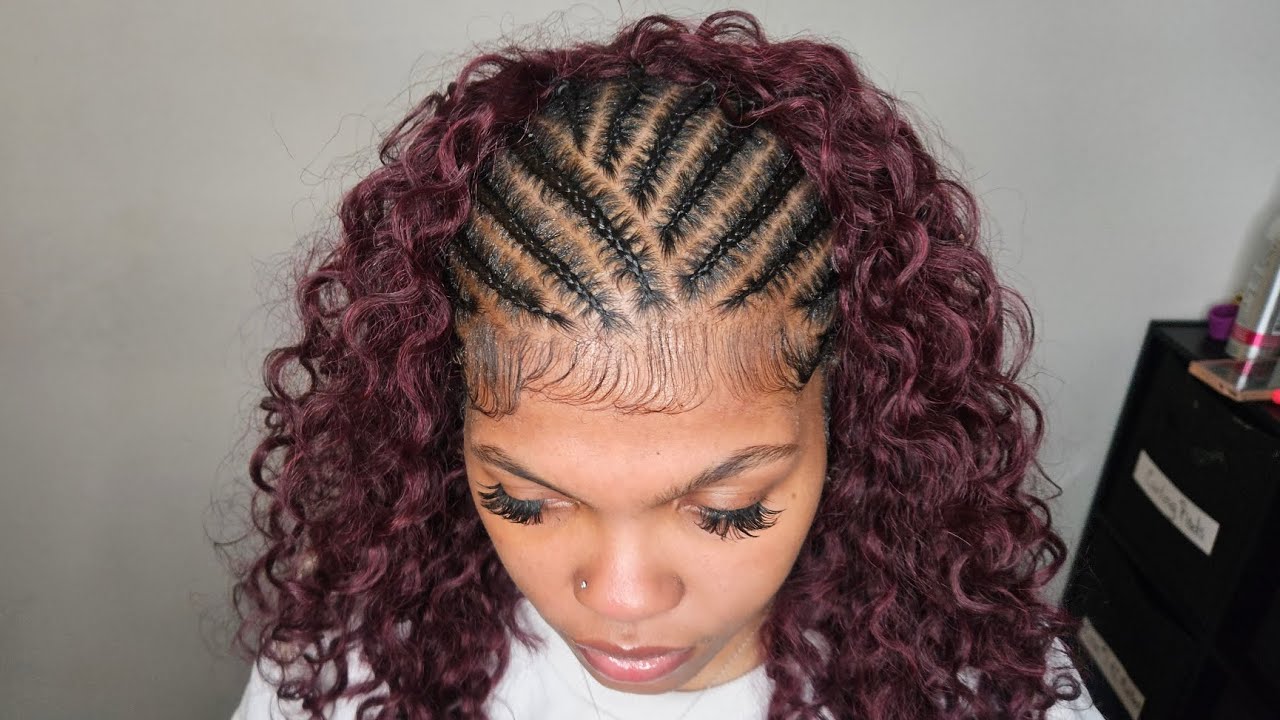 How to Braid Cornrow Design for Fulani Hairstyle Tutorial | Jayda Wayda Inspired 