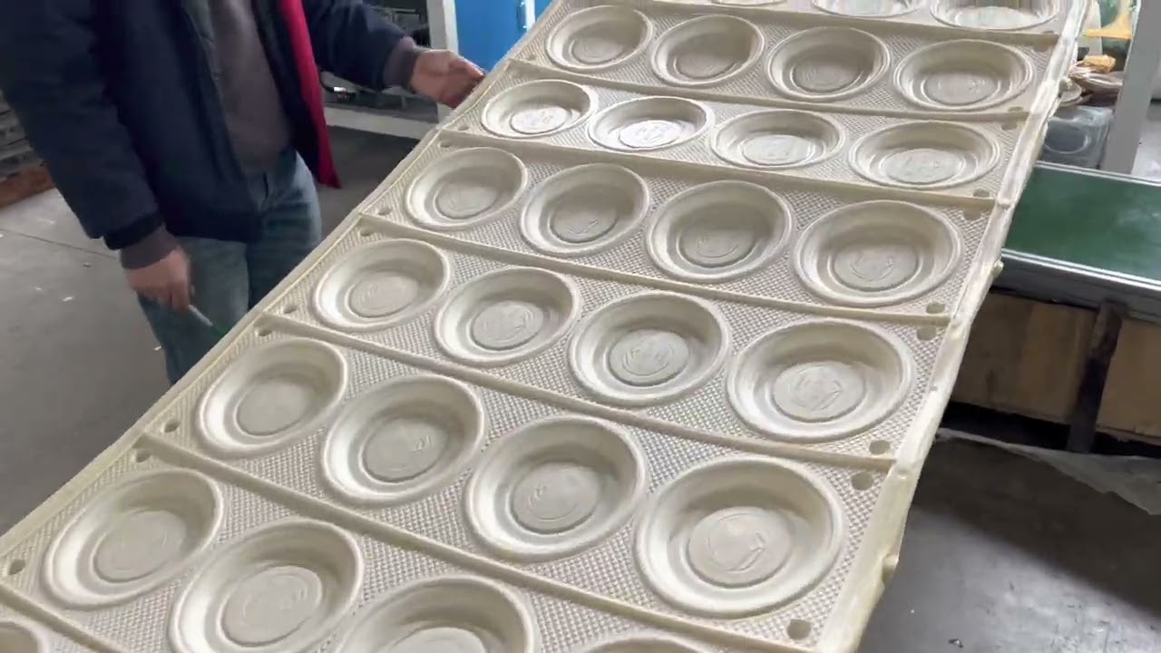 Biodegradable Corn Starch Based Food Plate Making Machine