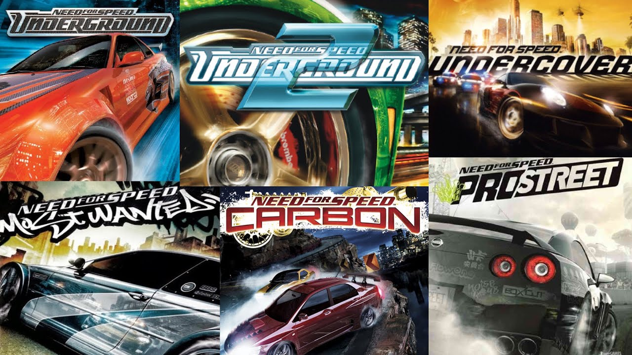 NEED FOR SPEED ALL TRAILER, COMERCIALES (BLACK BOX ERA) 2002 - 2008