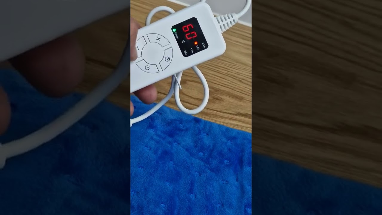 RIOGOO Coussin chauffant électrique pour soulager les maux de dos, Un peu plat ce coussin