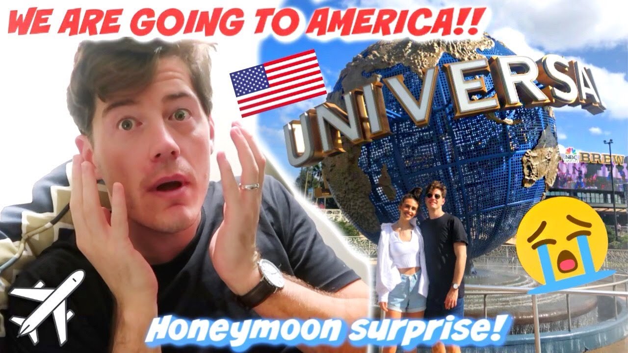 SURPRISING MY HUSBAND WITH DISNEY WORLD TICKETS IN AMERICA FOR OUR HONEYMOON