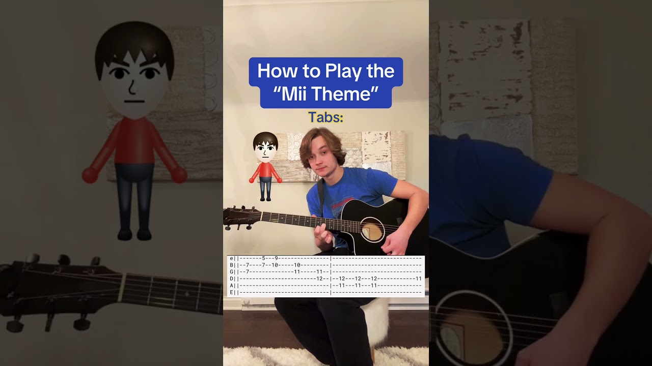 How to Play the &ldquo;Mii Theme&rdquo; Song 🎸