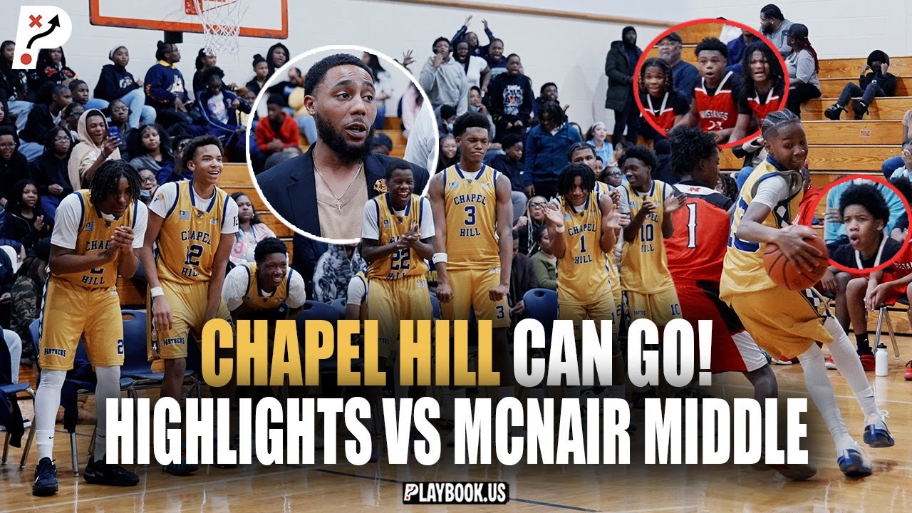 Chapel Hill MS Boys DOMINATE McNair 💥 | 8th Grade Night Victory
