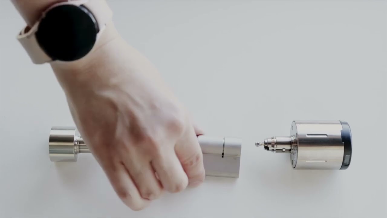 BLE Locking Euro Type Door Cylinder Installation