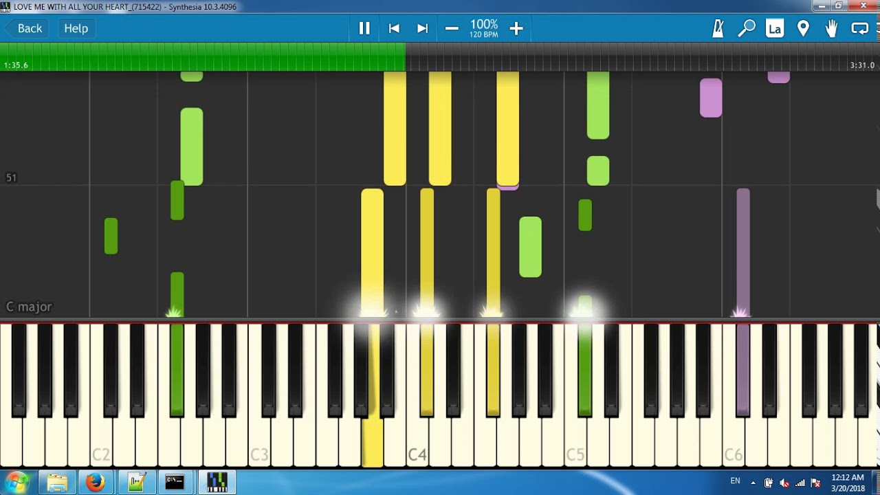 LOVE ME WITH ALL YOUR HEART_(715422)[Synthesia piano tutorial]