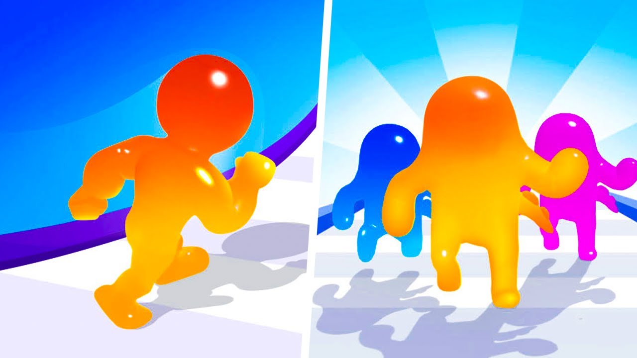 LEVEL UP Blob Giant Runner 3D, Dino Run - 1⭐Gameplay Walkthrough Moblie Max Level