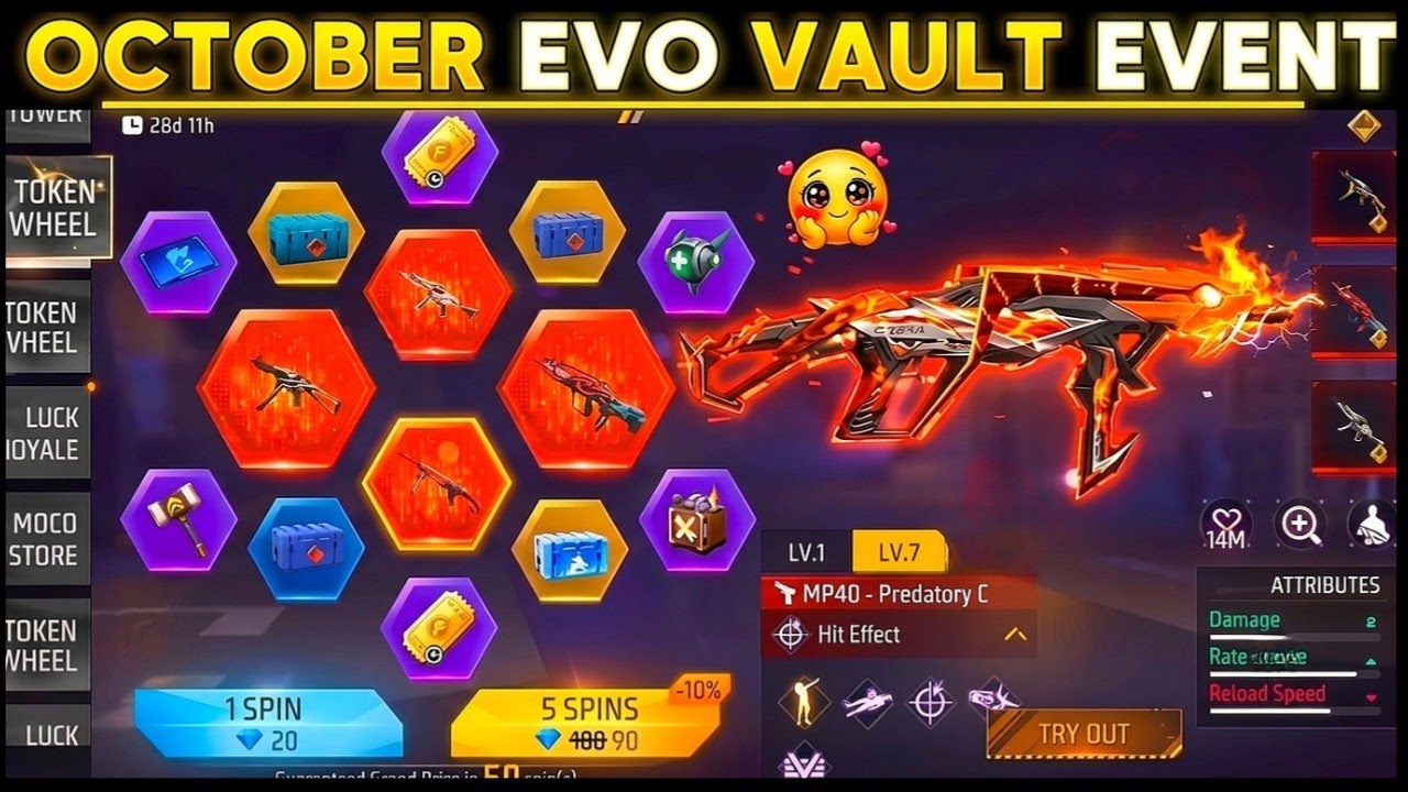 Next Evo Vault Event 🔥😱 | October Evo Vault 2026 | Next Evo Gun Free Fire | ff upcoming events