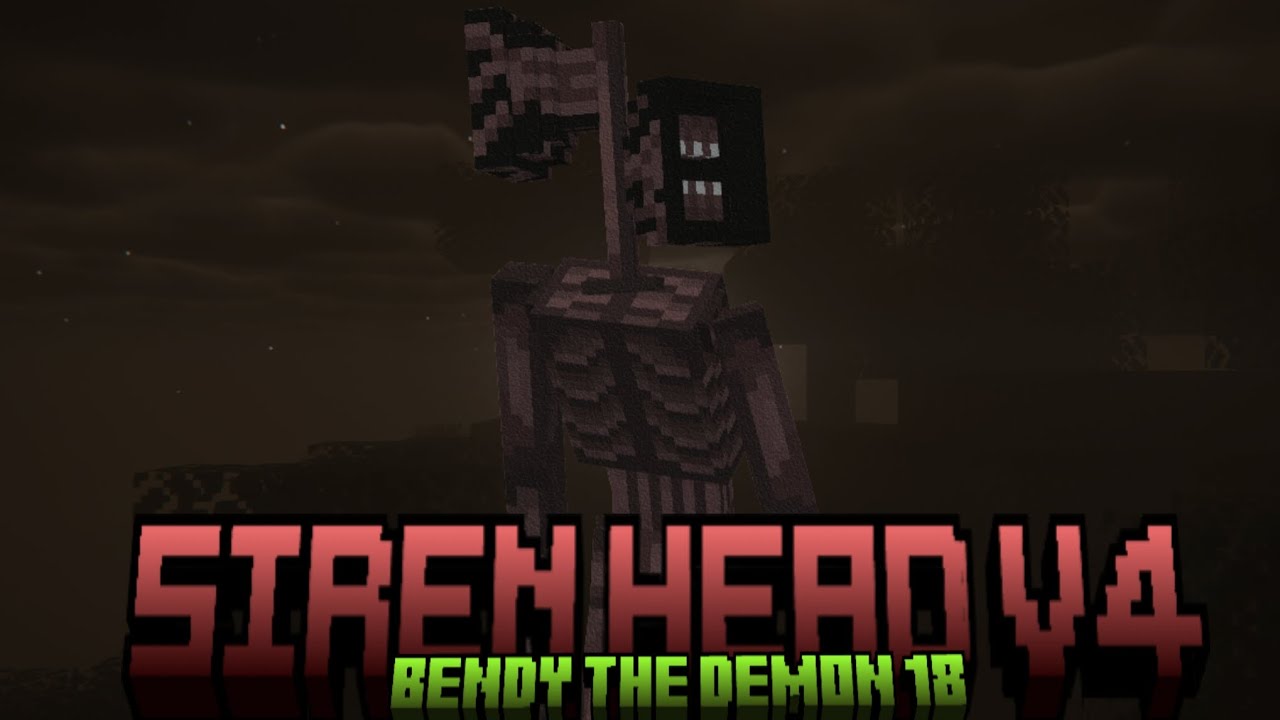 the siren head v4 for mcpe by 