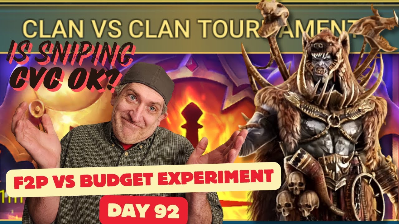 F2P vs Budget Experiment Day 92 | Raid: Shadow Legends