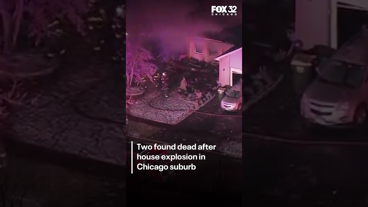 Two found dead after house explosion in Chicago suburb