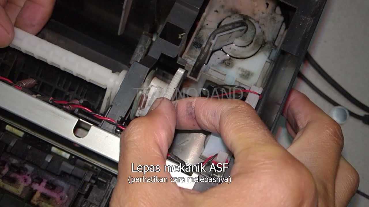 Ganti Karet Roll ASF Penarik Kertas Epson L1110 L3110 - Solusi Epson L1110 L3110 tidak Narik Kertas