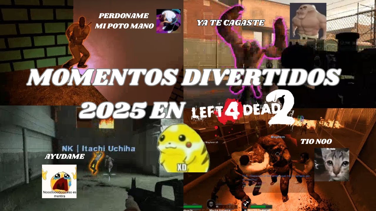 MOMENTOS DIVERTIDOS 2025 EN LEFT 4 DEAD 2   😂