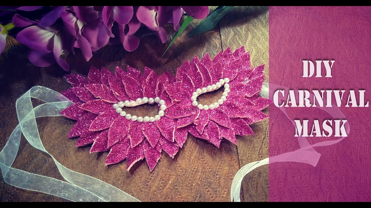 DIY CARNIVAL MASKS // MASQUERADE MASK TUTORIAL