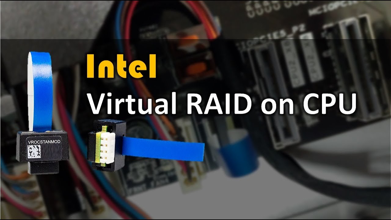 Установка аппаратного ключа Intel Virtual RAID на процессоре (Intel VROC)