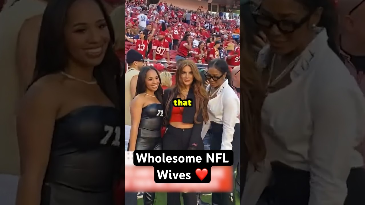 Wholesome NFL Player Wives ❤️ #shorts