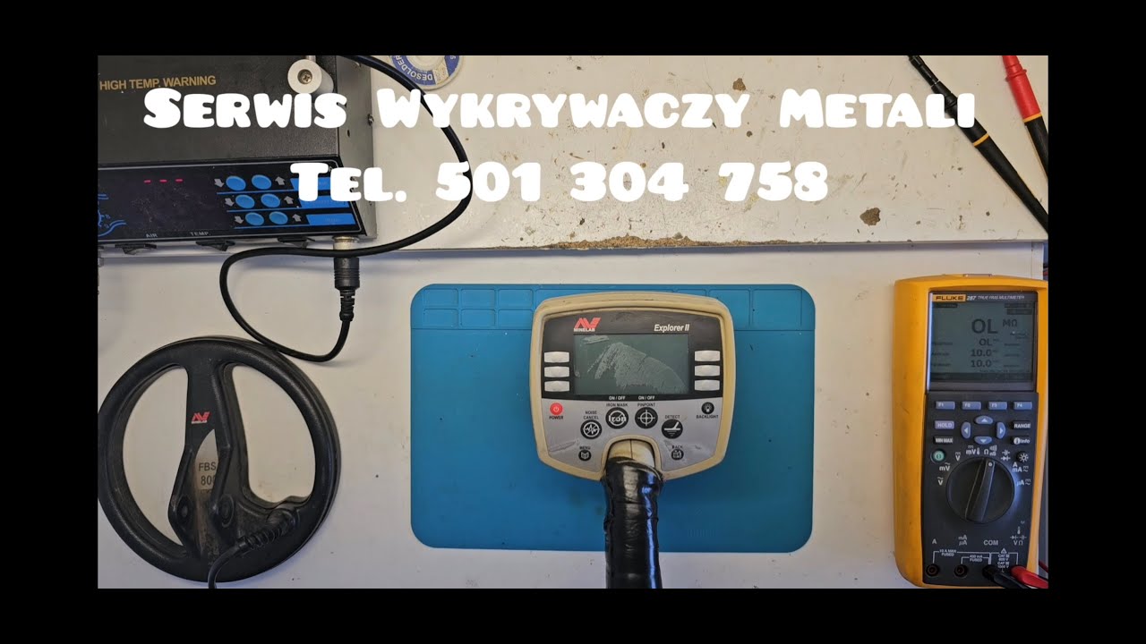 Naprawa wykrywacza Minelab Explorer 2,Repairing the Minelab Explorer 2 Detector,Reparatur des Minela