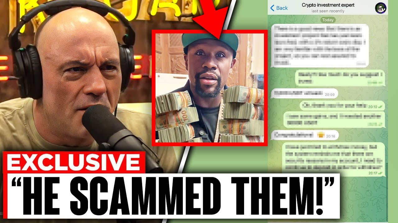 Joe Rogan Drops SHOCKING PROOF Of NEW Floyd Mayweather $32M&nbsp;Crypto&nbsp;Scam!