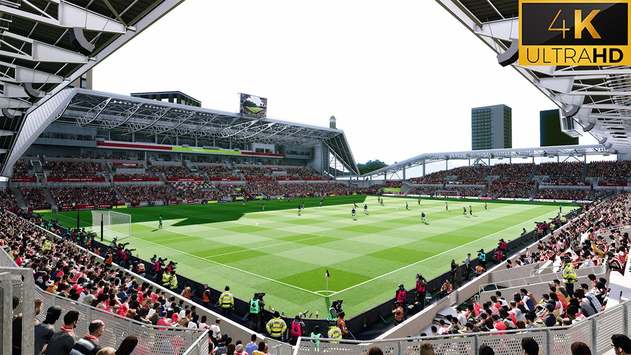 4K | PES 2025 Ultra Realism Graphic & Sound Mod | Brentford vs Man Utd | Premier League Realism Mod