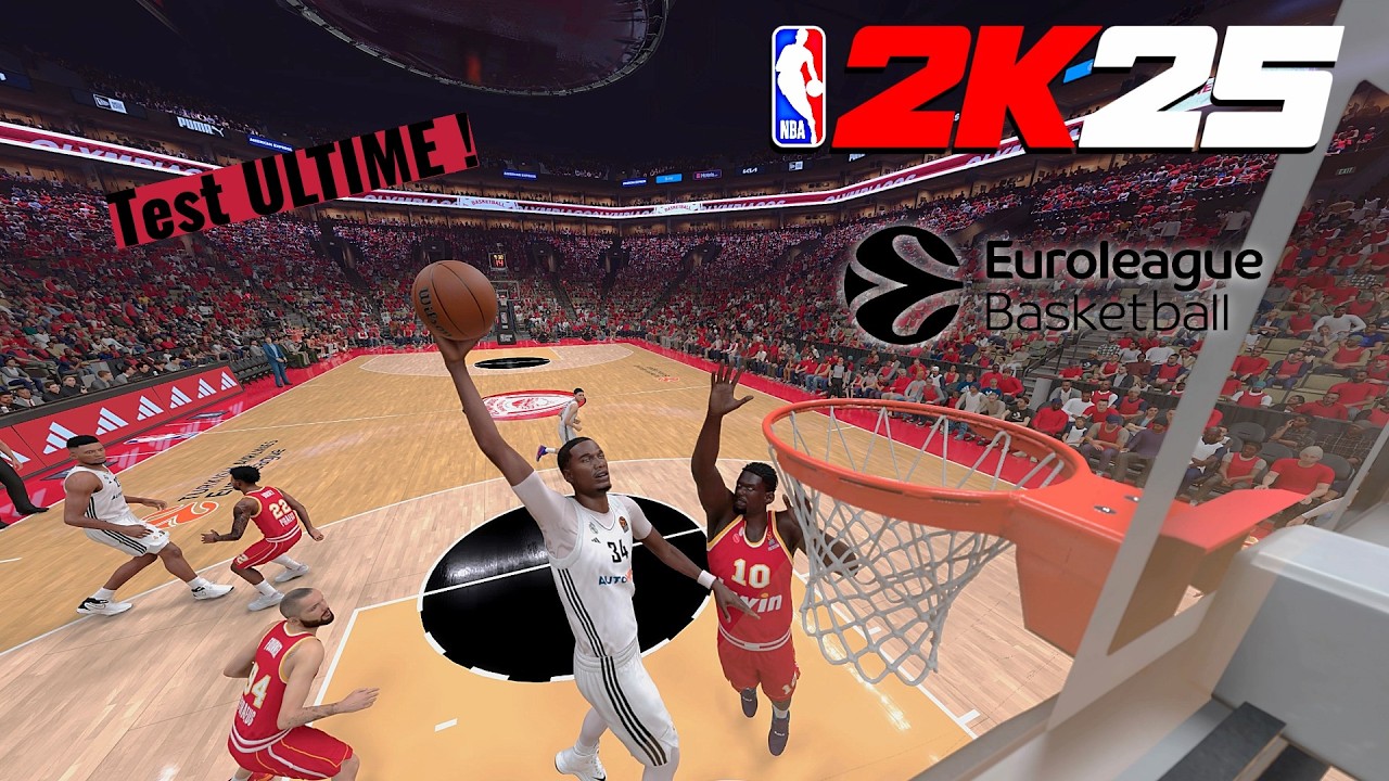 NBA 2K25 Euroleague :  Le Réal Madrid peut-il batte l’Olympiakos ? Test ultime ! 