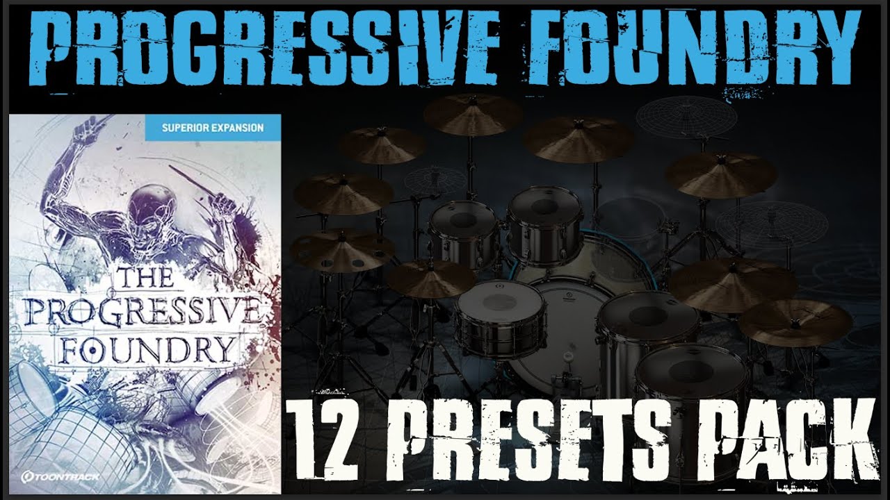 🔥🔥Superior Drummer 3 - SDX Series 6 [PROGRESSIVE FOUNDRY PACK]🔥🔥