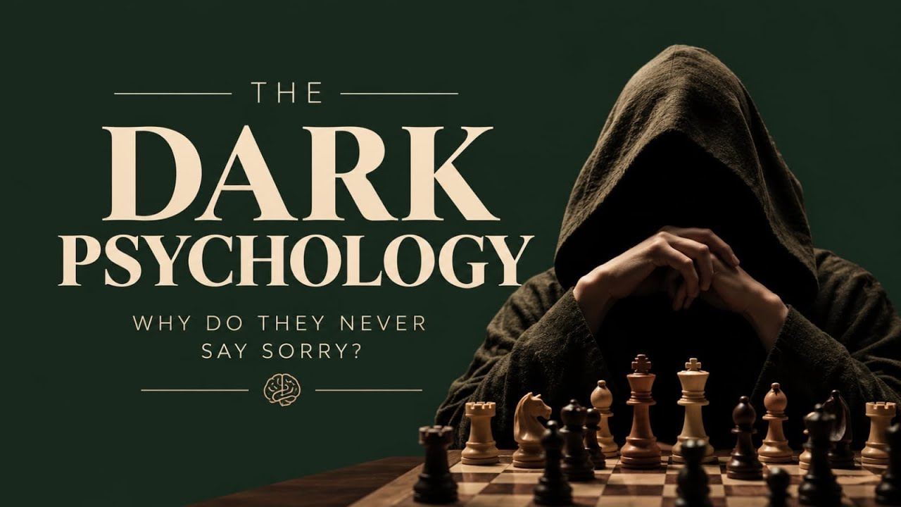 The Dark Psychology Behind People Who Never Say Sorry || #psychologyfacts