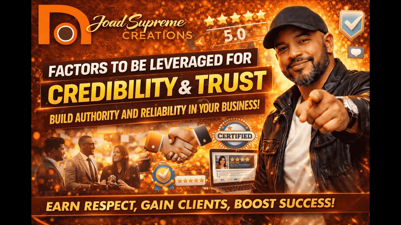 Factors to be leveraged for credibility and trust.