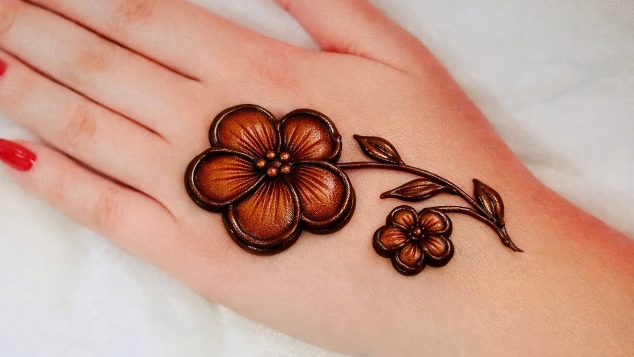 Very stylish simple mehndi designs | step by step toturial|| new easy mehndi designs| mehndi design