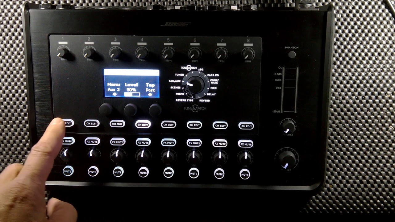 Bose T8S Aux Settings
